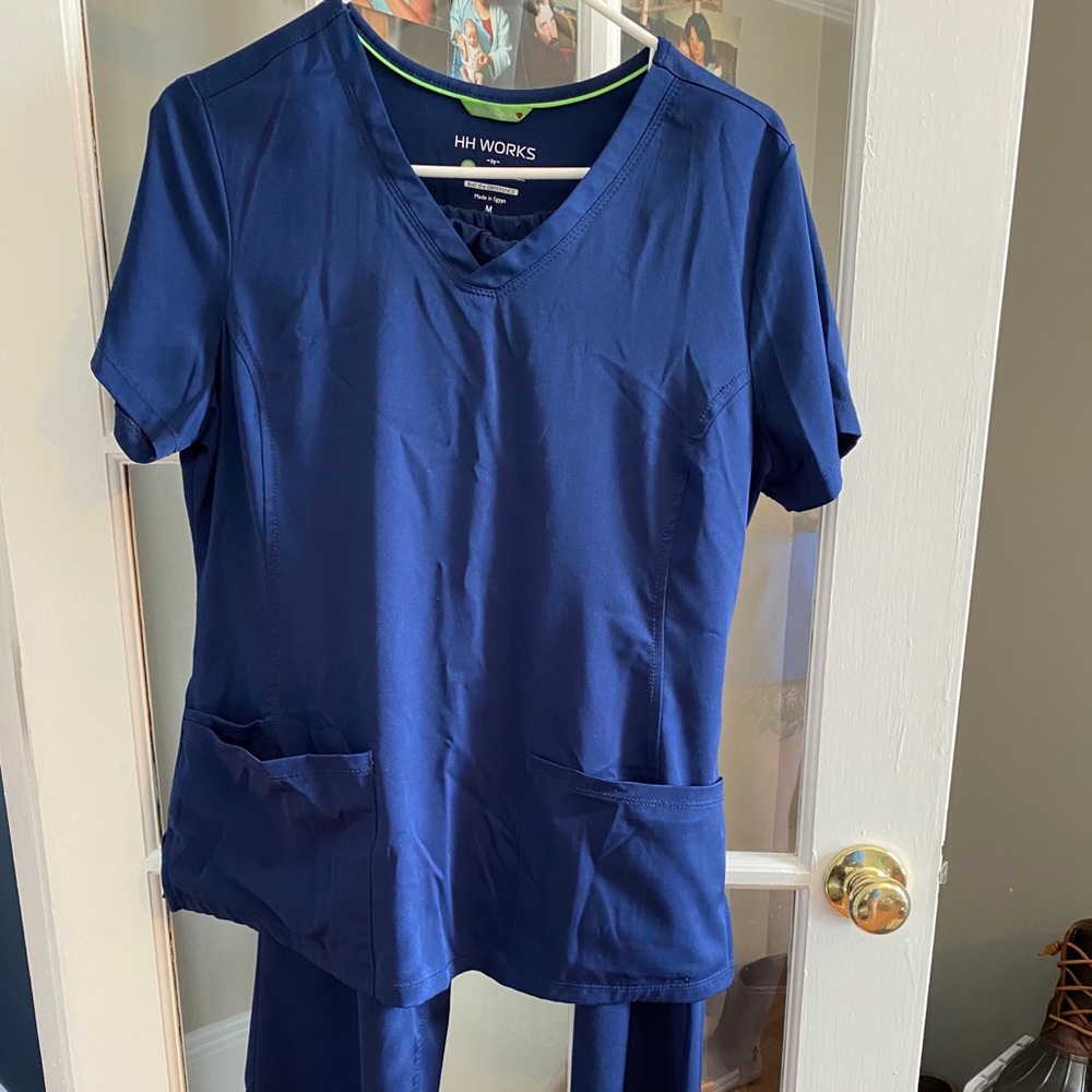 2 Sets of Healing Hands Navy Scrubs